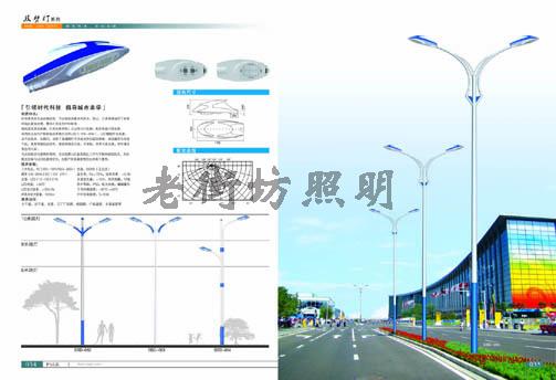 双臂道路照明路灯