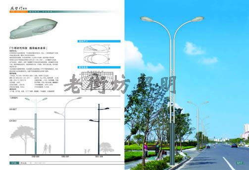 双臂道路照明路灯
